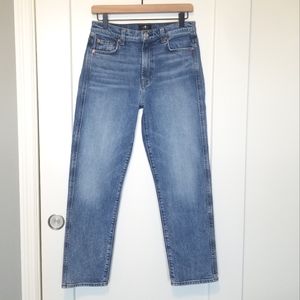 7 High Rise Cropped Straight jeans size 27
